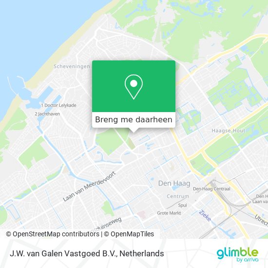 J.W. van Galen Vastgoed B.V. kaart