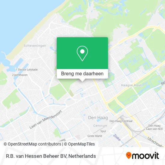 R.B. van Hessen Beheer BV kaart