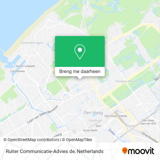 Ruiter Communicatie-Advies de kaart