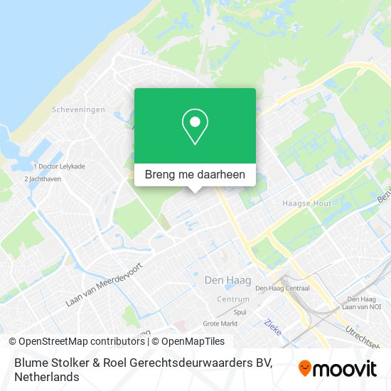 Blume Stolker & Roel Gerechtsdeurwaarders BV kaart