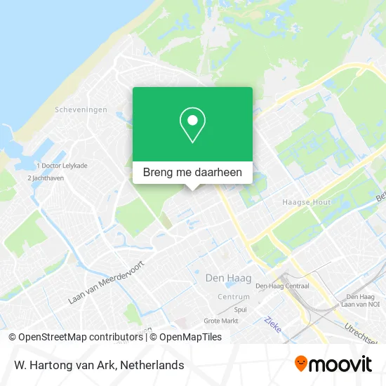 W. Hartong van Ark kaart