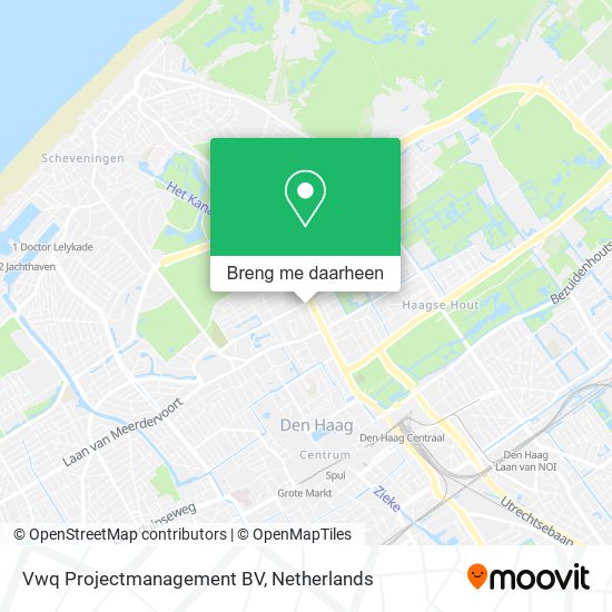 Vwq Projectmanagement BV kaart