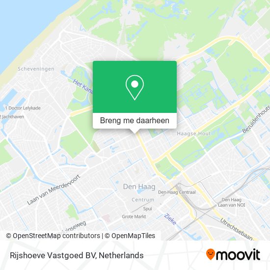 Rijshoeve Vastgoed BV kaart