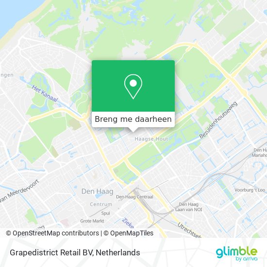 Grapedistrict Retail BV kaart