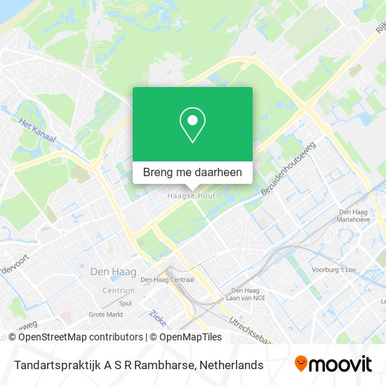 Tandartspraktijk A S R Rambharse kaart