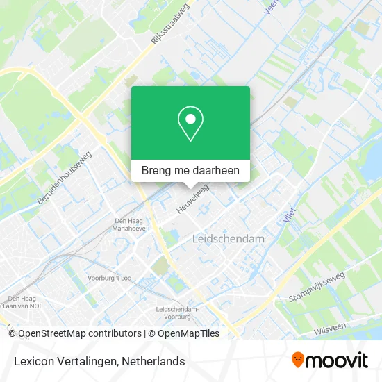 Lexicon Vertalingen kaart