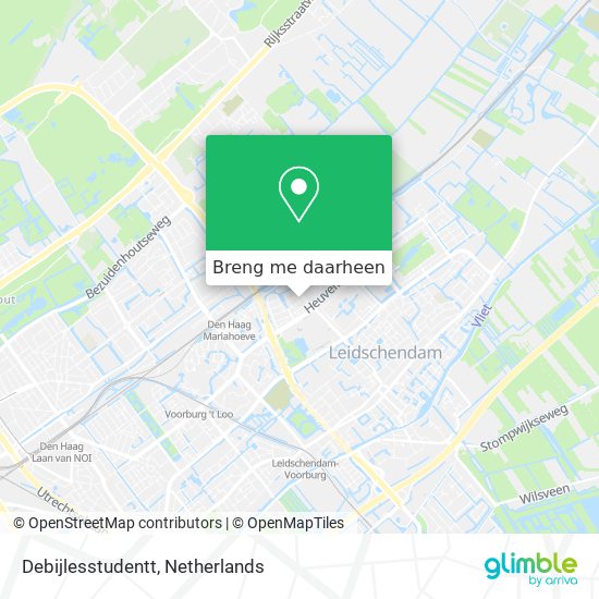 Debijlesstudentt kaart