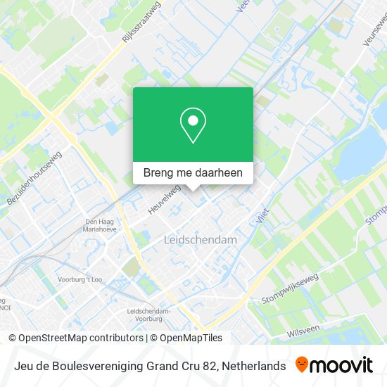 Jeu de Boulesvereniging Grand Cru 82 kaart