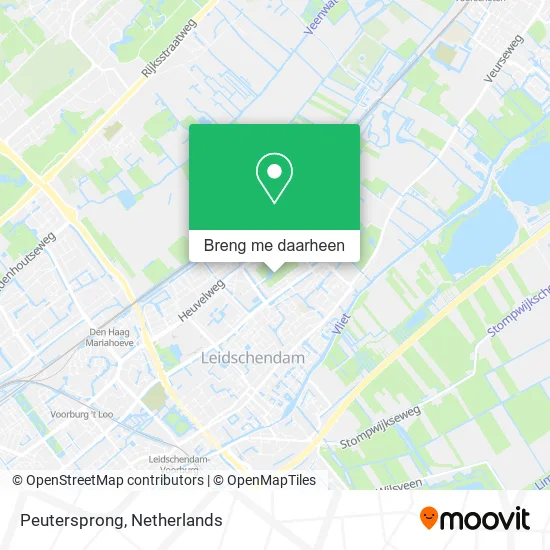 Peutersprong kaart
