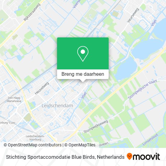 Stichting Sportaccomodatie Blue Birds kaart