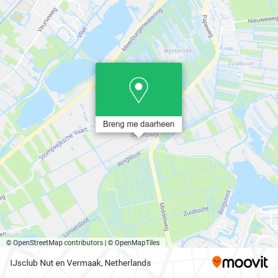 IJsclub Nut en Vermaak kaart