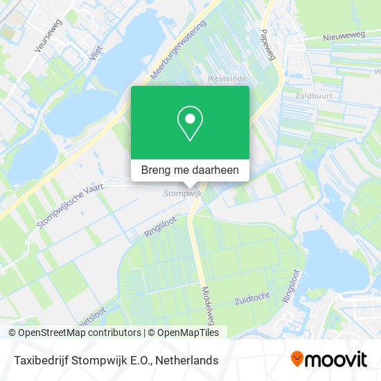 Taxibedrijf Stompwijk E.O. kaart