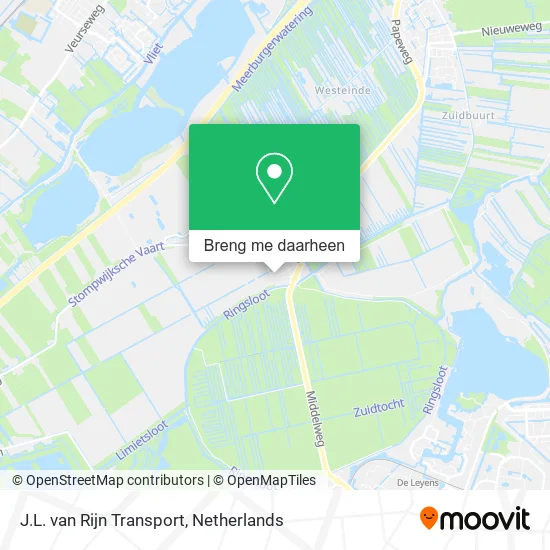 J.L. van Rijn Transport kaart