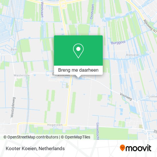 Kooter Koeien kaart