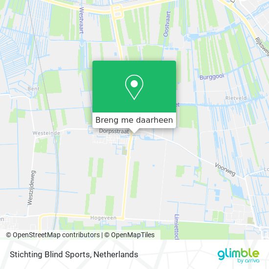 Stichting Blind Sports kaart