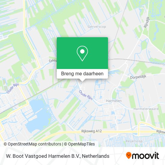 W. Boot Vastgoed Harmelen B.V. kaart