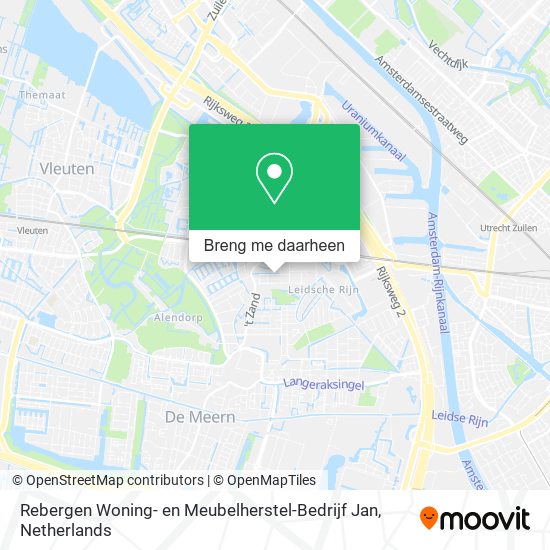 Rebergen Woning- en Meubelherstel-Bedrijf Jan kaart