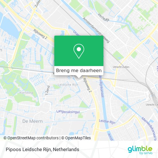 Pipoos Leidsche Rijn kaart