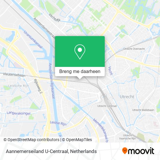 Aannemerseiland U-Centraal kaart