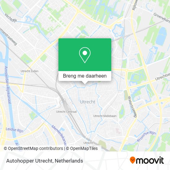 Autohopper Utrecht kaart