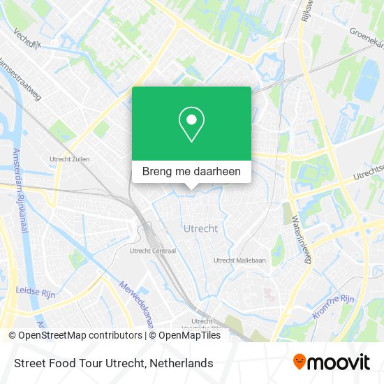 Street Food Tour Utrecht kaart