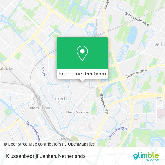 Klussenbedrijf Jenken kaart