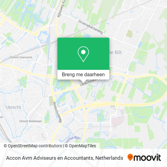 Accon Avm Adviseurs en Accountants kaart