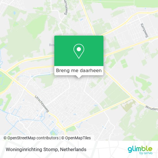 Woninginrichting Stomp kaart