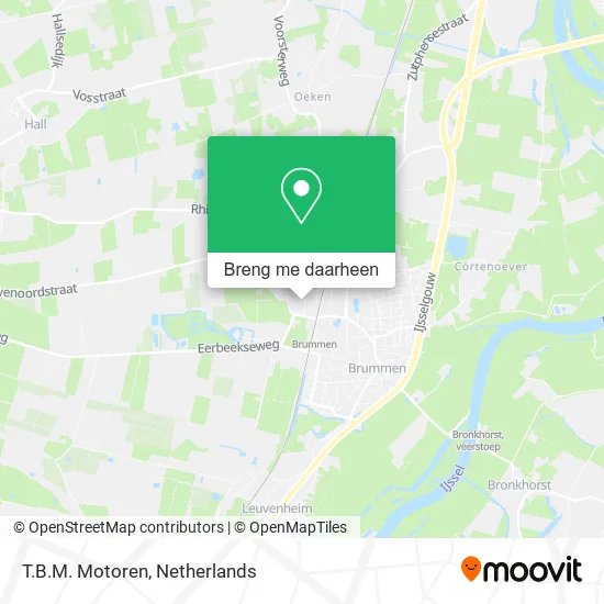 T.B.M. Motoren kaart