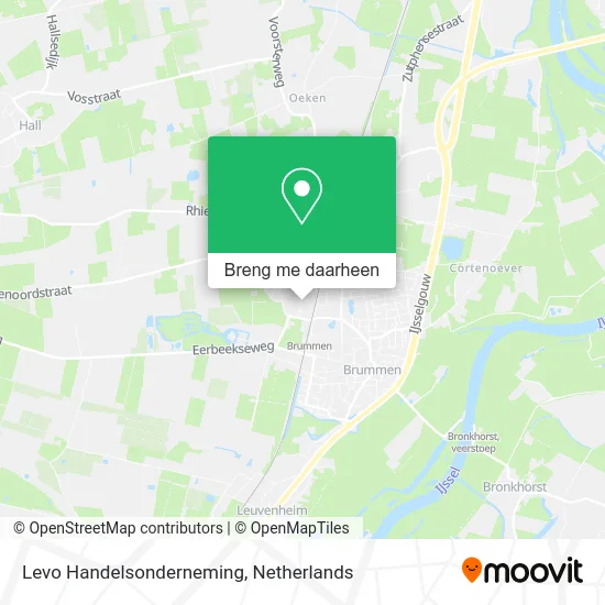 Levo Handelsonderneming kaart