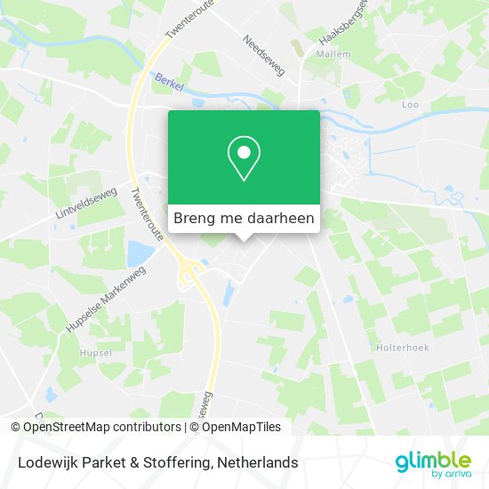 Lodewijk Parket & Stoffering kaart