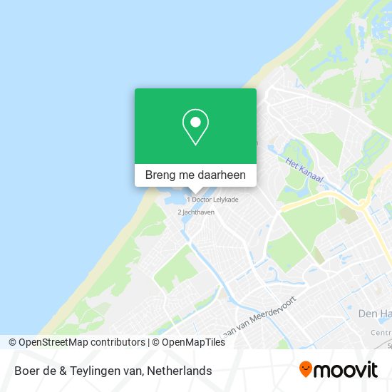 Boer de & Teylingen van kaart