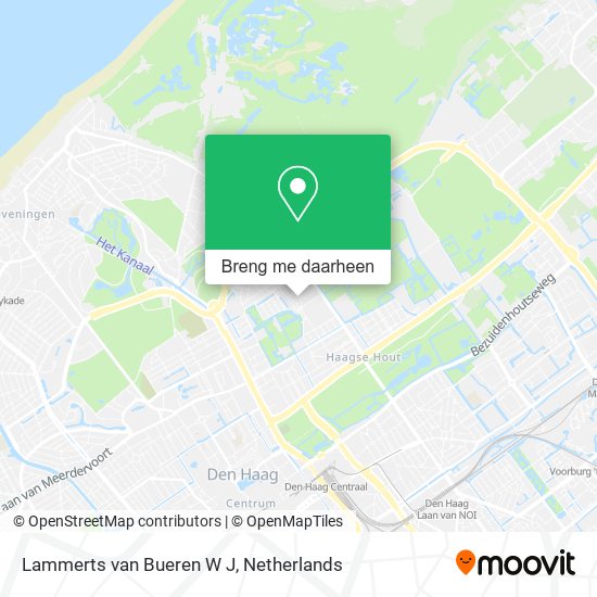 Lammerts van Bueren W J kaart