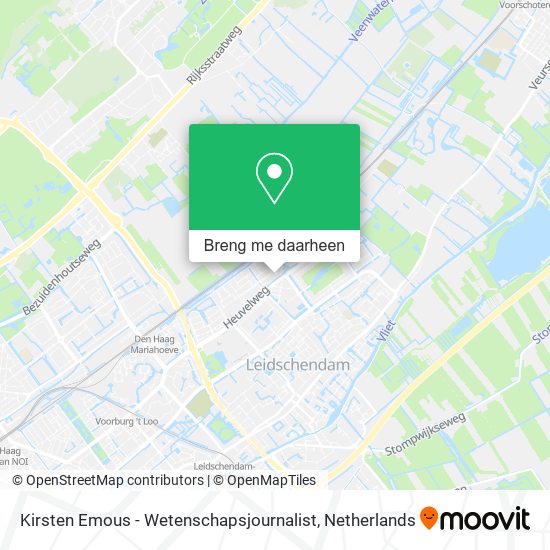 Kirsten Emous - Wetenschapsjournalist kaart