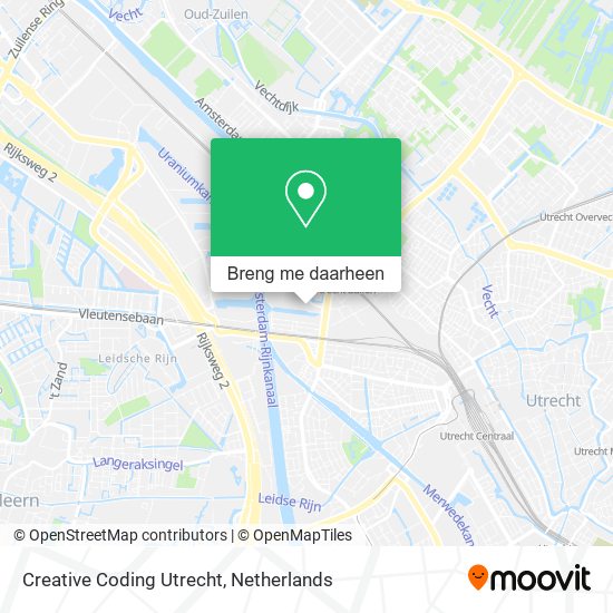 Creative Coding Utrecht kaart