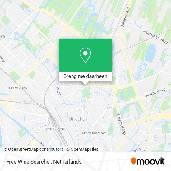 Free Wine Searcher kaart
