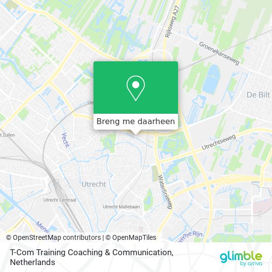 T-Com Training Coaching & Communication kaart