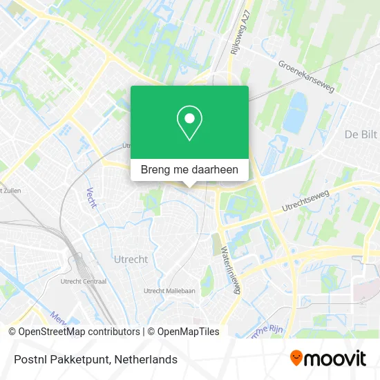 Postnl Pakketpunt kaart