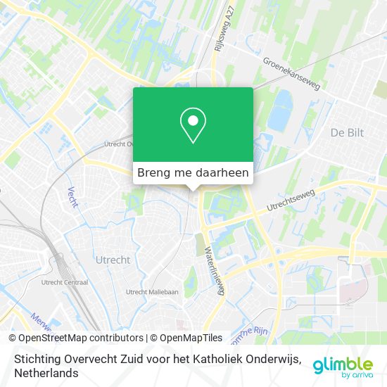 Stichting Overvecht Zuid voor het Katholiek Onderwijs kaart