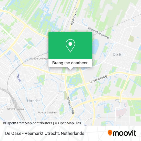 De Oase - Veemarkt Utrecht kaart