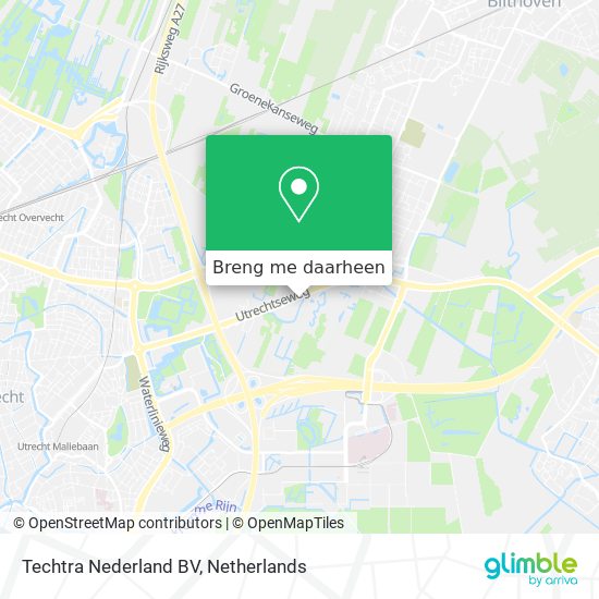 Techtra Nederland BV kaart