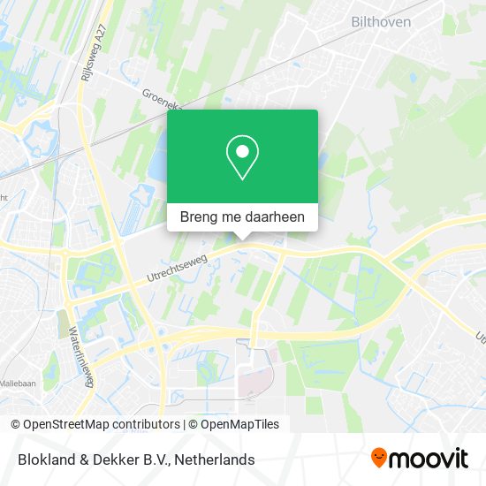 Blokland & Dekker B.V. kaart