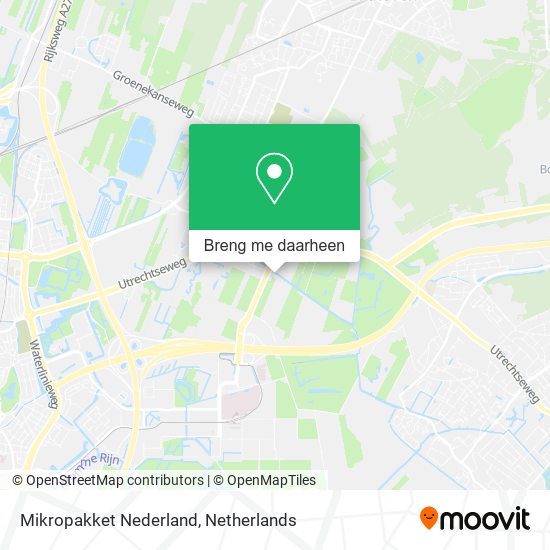 Mikropakket Nederland kaart