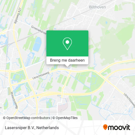 Lasersniper B.V. kaart