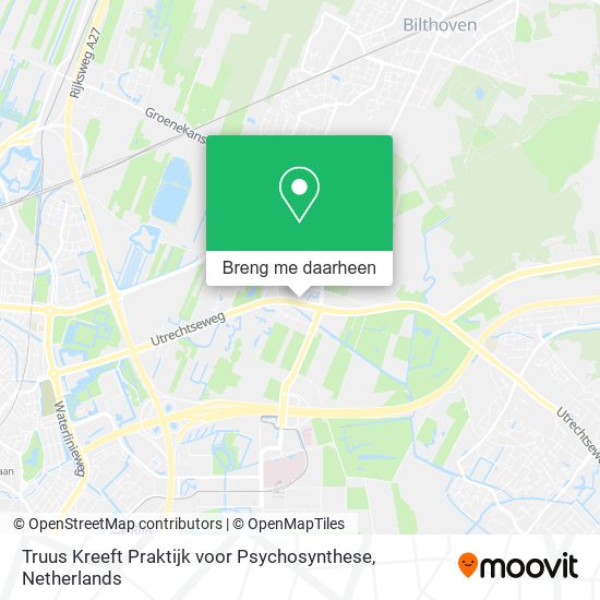 Truus Kreeft Praktijk voor Psychosynthese kaart