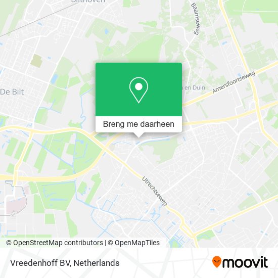 Vreedenhoff BV kaart