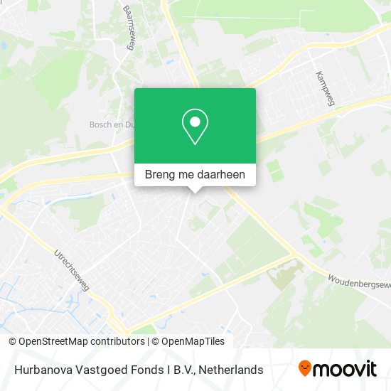 Hurbanova Vastgoed Fonds I B.V. kaart