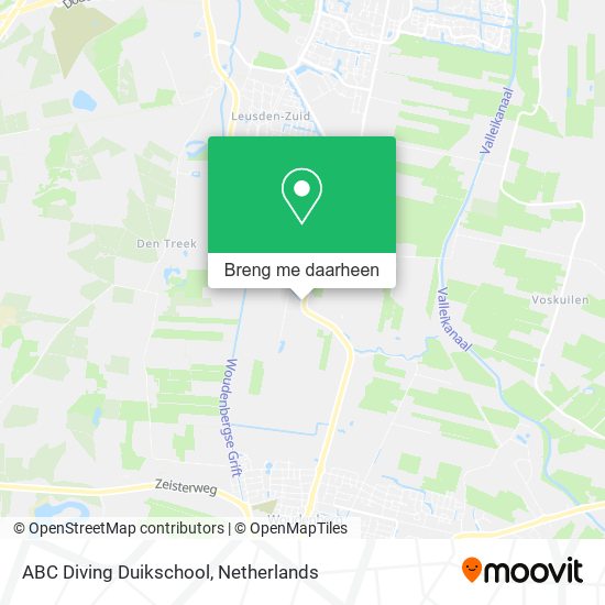 ABC Diving Duikschool kaart