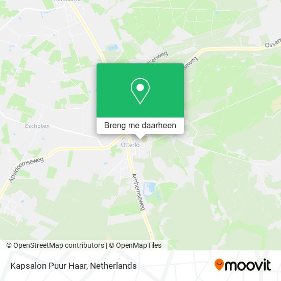 Kapsalon Puur Haar kaart