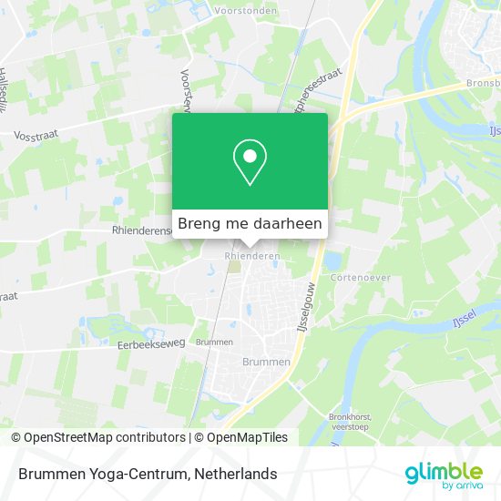 Brummen Yoga-Centrum kaart